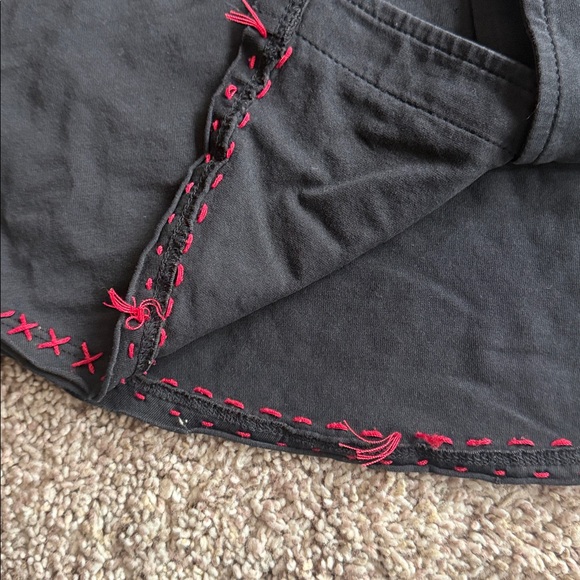 Double D Ranch black snap button down with embroidery size medium - Picture 5 of 8